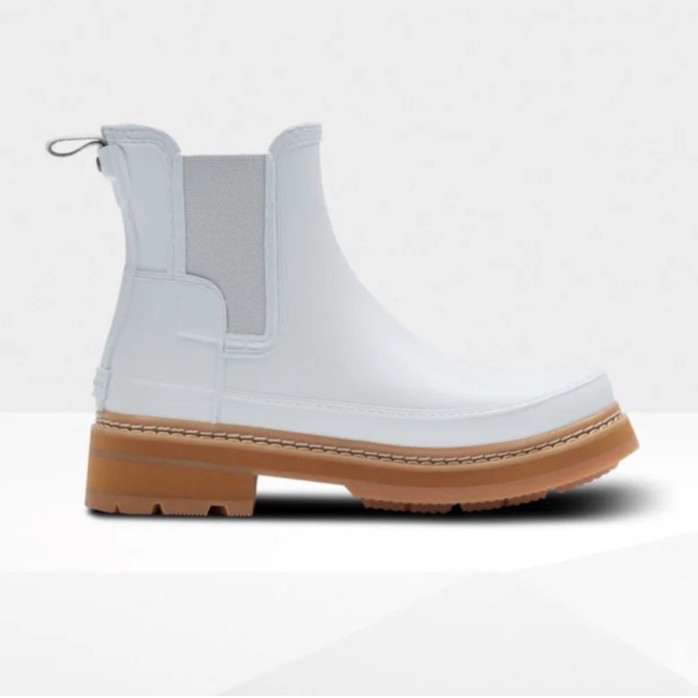 Hunter Refined Chelsea Stitch Detail Boots